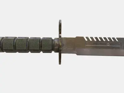 Bayonet Combat knife - pbr Low-poly 3D model