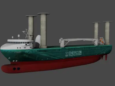 General Cargo E SHIP 1 3D model Low-poly 3D model