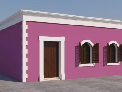 Mexican House 3D model 3