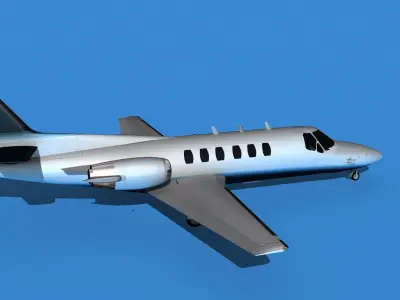 Cessna Citation 550 II Bravo V09 3D model
