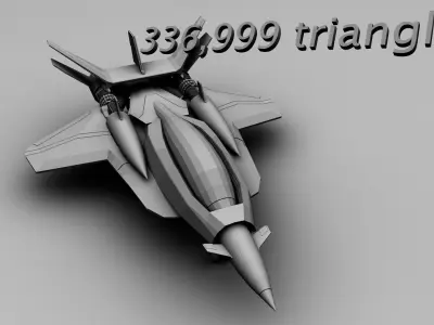 FX-100 Jet 3D model