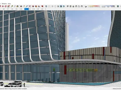 Sketchup Commercial Complex N2 3D model