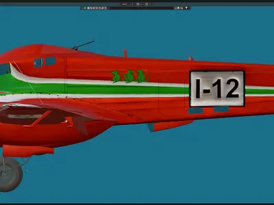 SM-79 Sparviero Free 3D model