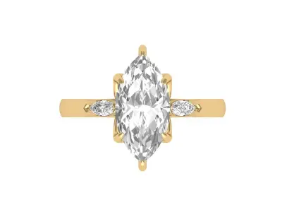 Wedding Ring  3D print model 83