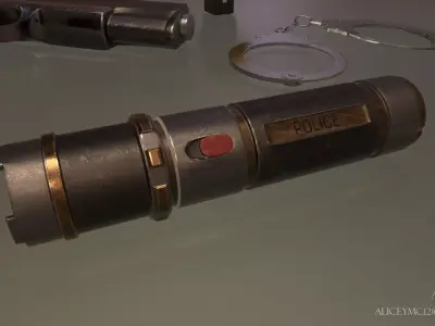 Stun gun Free 3D model