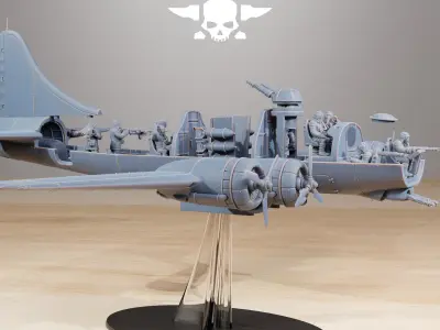 GrimGuard Bomber with Interior 3D print model