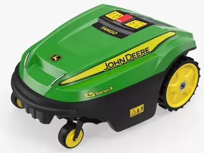 John Deere Tango E5 Robotic Lawn Mower Rigged 3D model