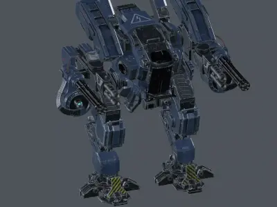 Robot Low-poly 3D model purchase