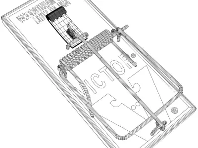 Mouse Trap 3D model