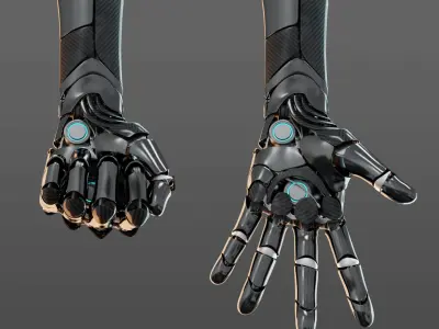 hand anatomy mechanical 3D model purchase