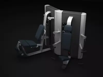 Multistation Twin Machine 3D model