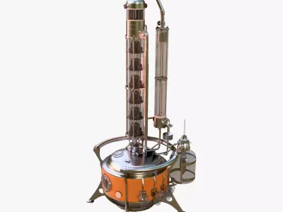 Craft Brewing Alcohol Still M1 3D model