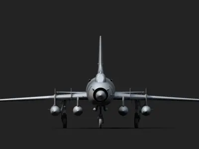 Su-17 20 22 Low-poly 3D model
