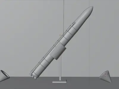 ASTRA ROCKET 3 3D model