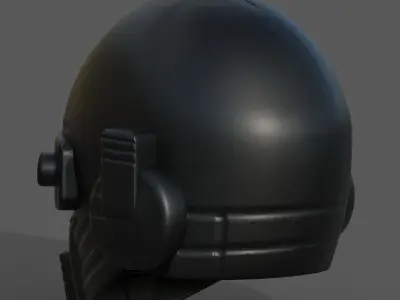 Helmet scifi fantasy futuristic military combat  Low-poly 3D model purchase