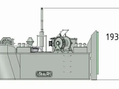 Headbarge ship 3D print model