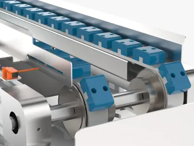 Belt Conveyor Line Free 3D model