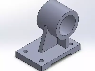 Industrial Pillow Block Bearing Support - High Precision 3D model
