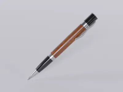 Ballpoint pen 3D model purchase