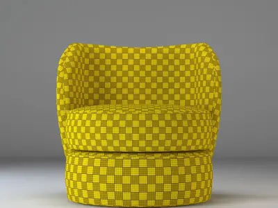 Forme Lounge Chair Free low-poly 3D model