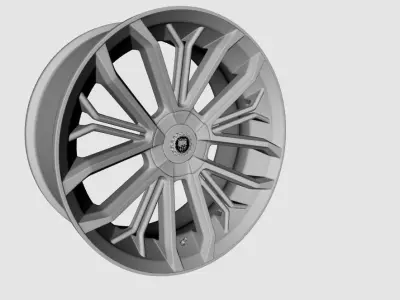 Wheels LUMMA CLR RACING 3D model