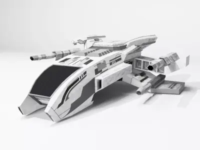 Space ship Free low-poly 3D model from CGTrader