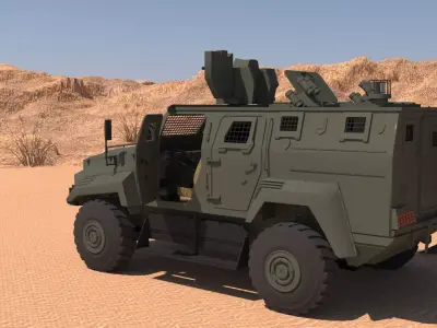 Ejder Yalcin - Armored  Military 3D model