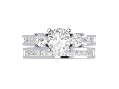 Wedding Ring  3D print model 322