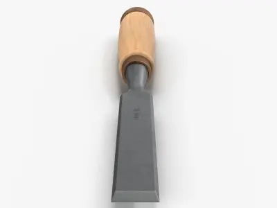 Straight chisel 18mm 3D model