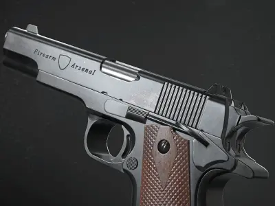 AF 2011 Pistol Low-poly 3D model