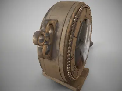 Swiza Dirty Clock Low-poly 3D model