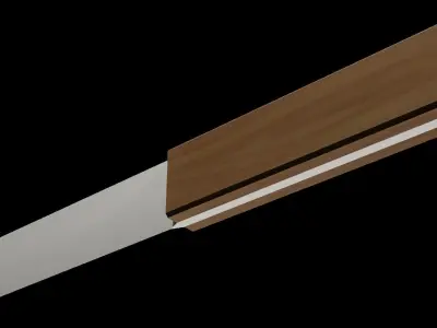 Knife Low-Poly 3D model 5