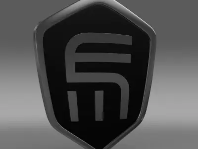 exagon logo 3D model by Sergey