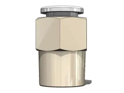 Conexao Rapida SMC KQ2H08 02A Quick Connection 3D model