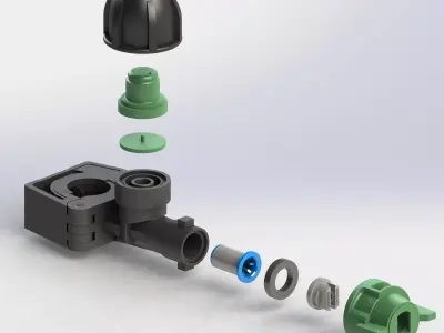 NOZZLE SPRAY MAGNO 3D model