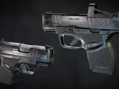 Hellcat PT1086 Low-poly 3D model