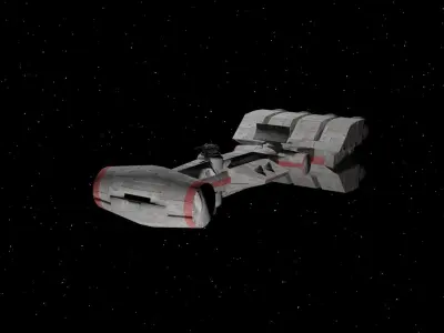 Correlian corvette Free 3D model