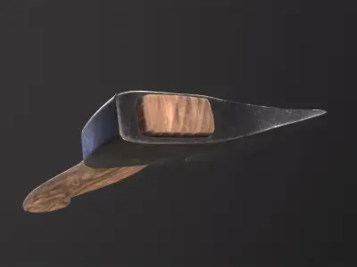 Axe tomahawk hatchet lowpoly Low-poly 3D model