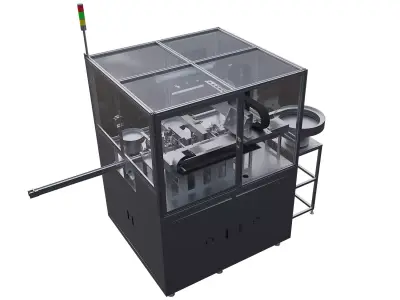 Optocoupler automatic assembly line equipment 3D model