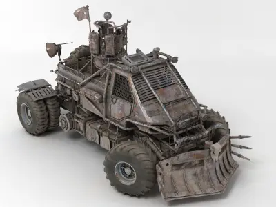 Apocalyptic Truck 2 3D model