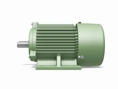 90S B3 Left IEC electric motor - 3D CAD model 3D model