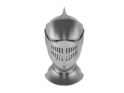 Medieval Knight Armet Helmet  3D model