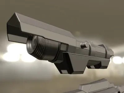 Sniper Rifle KSR-29 High Poly Version  3D model