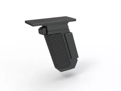 Handle for cosplay blaster pistol 8 3D print model