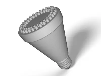 Multi Led Bulb 3D model
