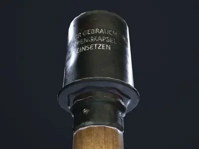 Grenade M24 Low-poly 3D model