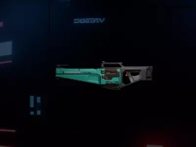 Retro Sci-Fi Energy Rifle 3D model