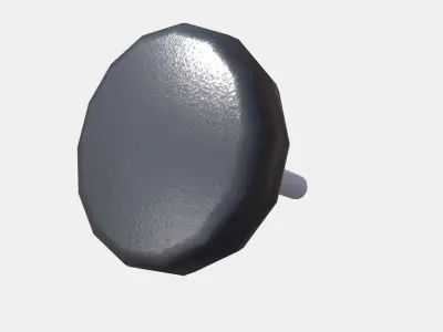 Industrial Knob 3D model