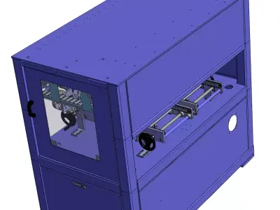 Automatic tape machine 3D model