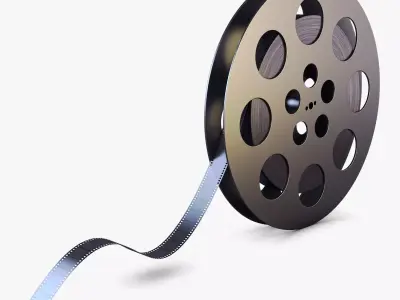 Video Film Reel 35mm v 1 3D model